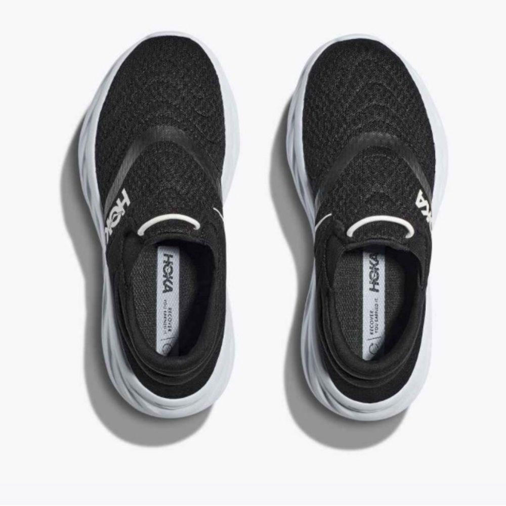 Hoka Black and White Women's Sneakers